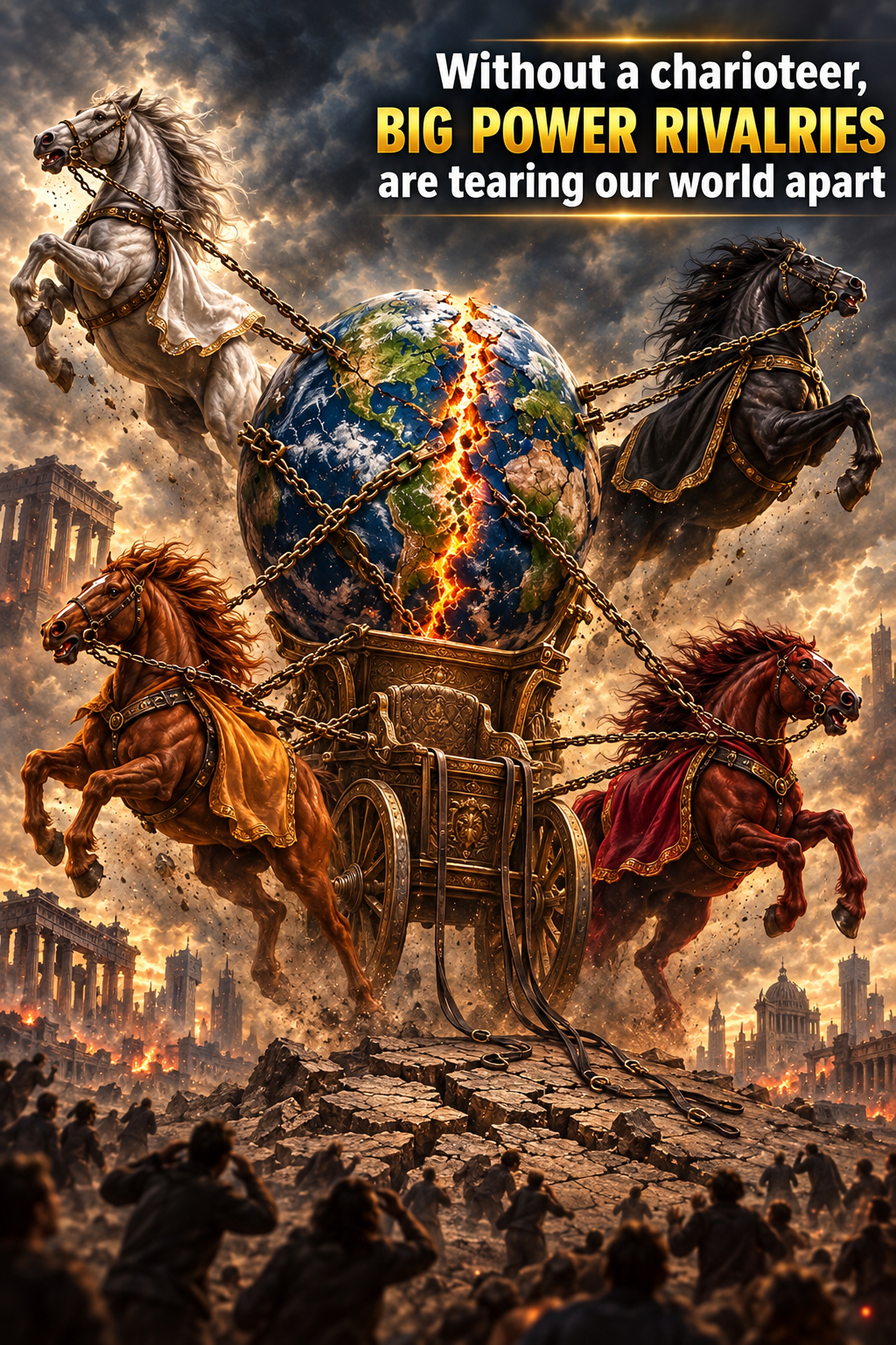 Without a charioteer, big power rivalries are tearing our world apart